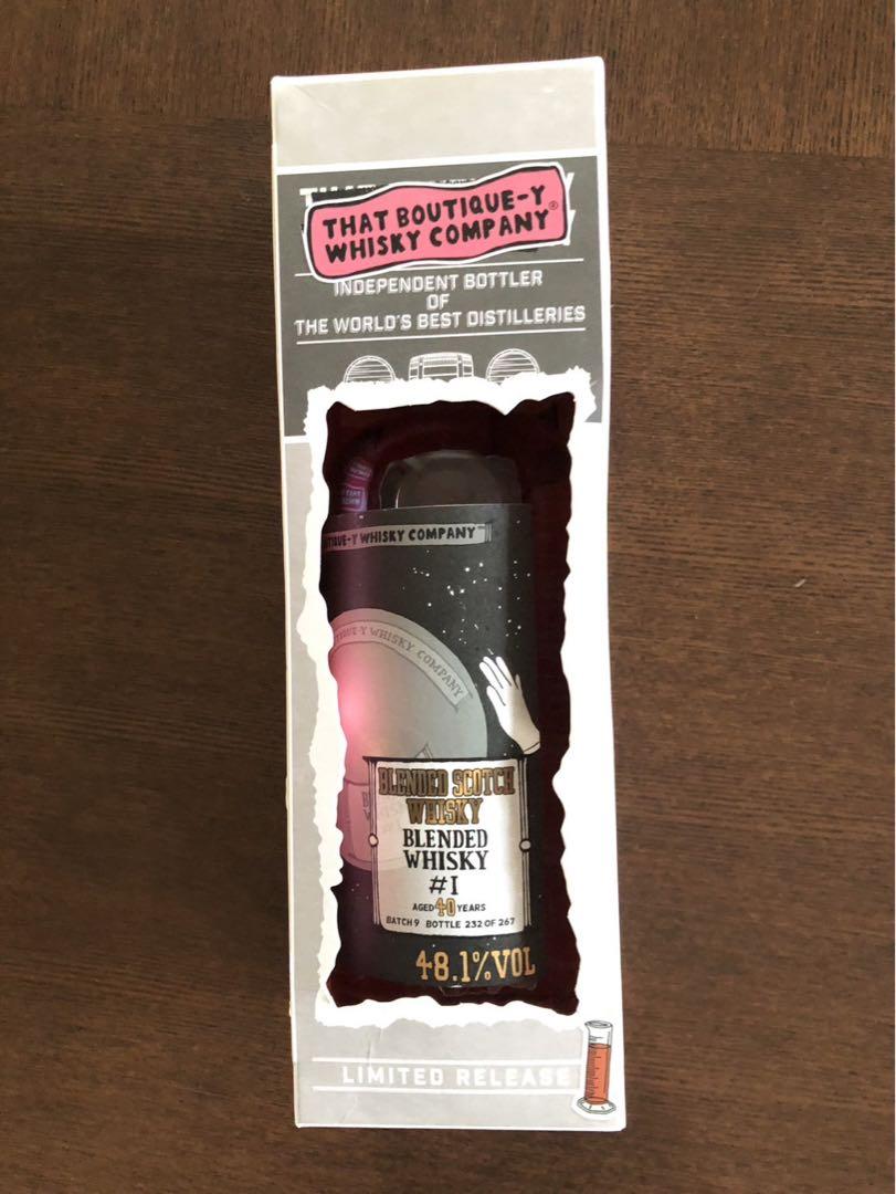 ブレンデッドウイスキー#1 バッチ9 40年 48.1% 500ml 未開封