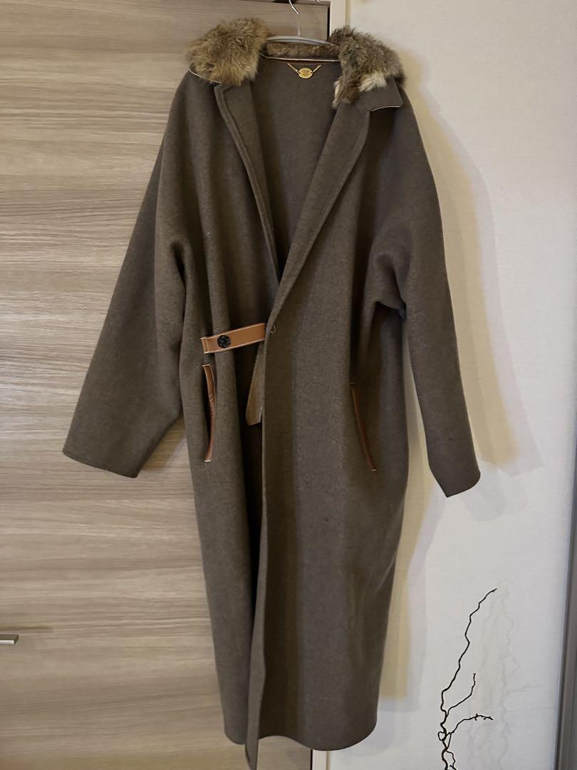 sunsea JOSEPH FELTON COAT ラビットファー