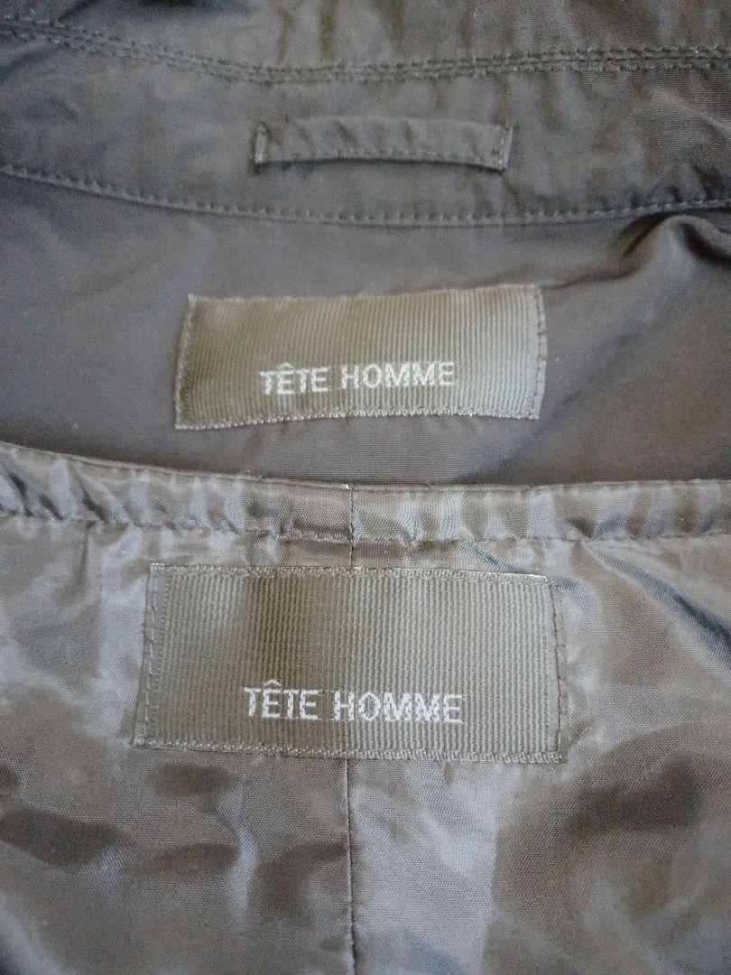 メンズL ステンカラーコート フォーマル TETE HOMME