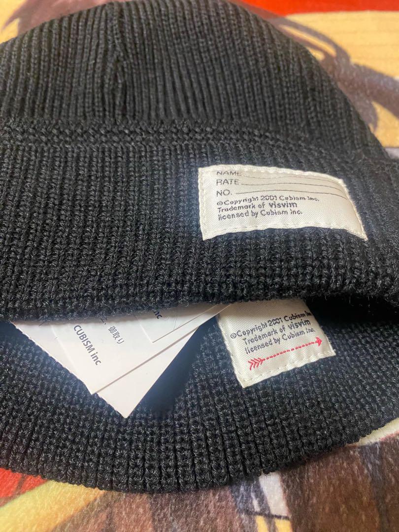 【新品未使用】visvim ニットキャップ　ブラック