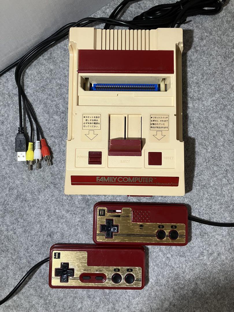 動作確認済み】ファミコン 本体 AV出力 USB電源 ファミリー