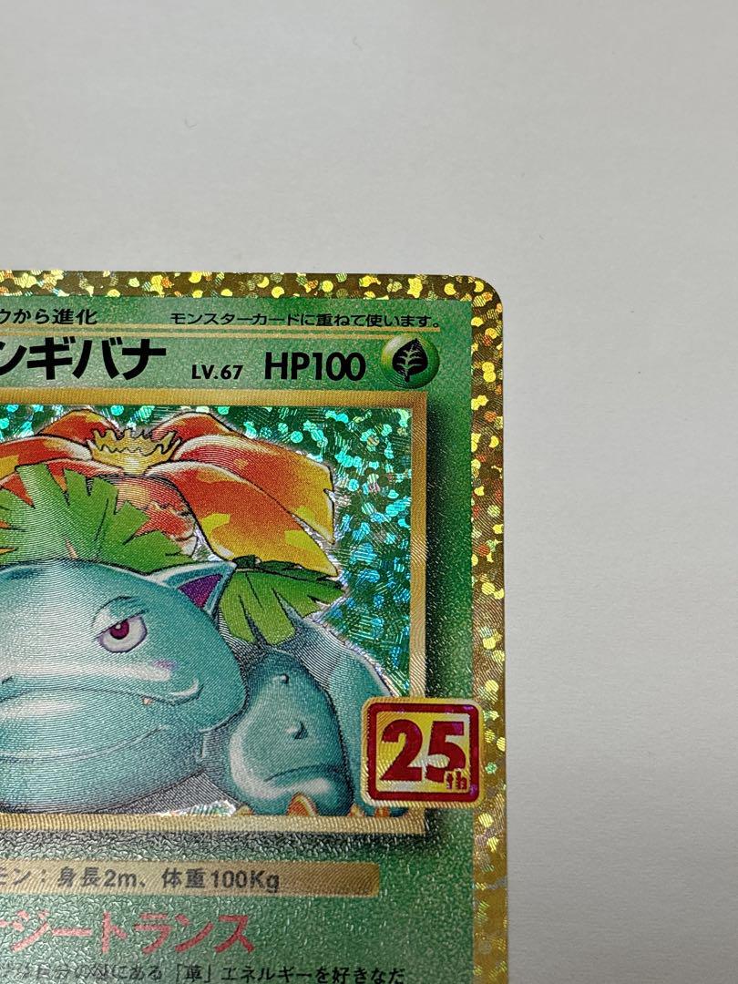 ポケモンカードゲーム　ポケカ　25th 25周年　プロモ　カメックス　フシギバナ