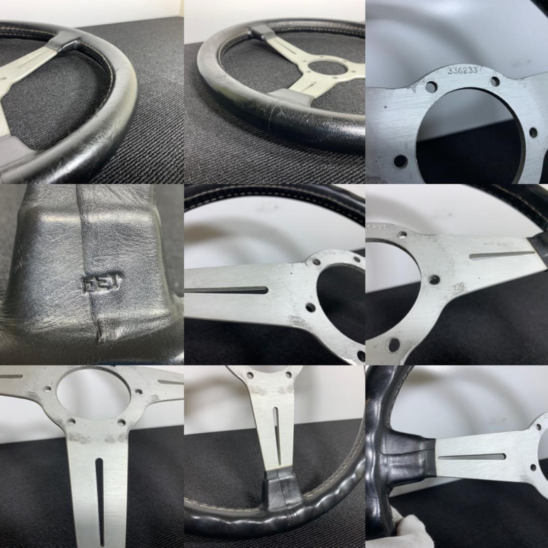 ナルディ クラシック ブラックレザー ステアリング 36パイ FET