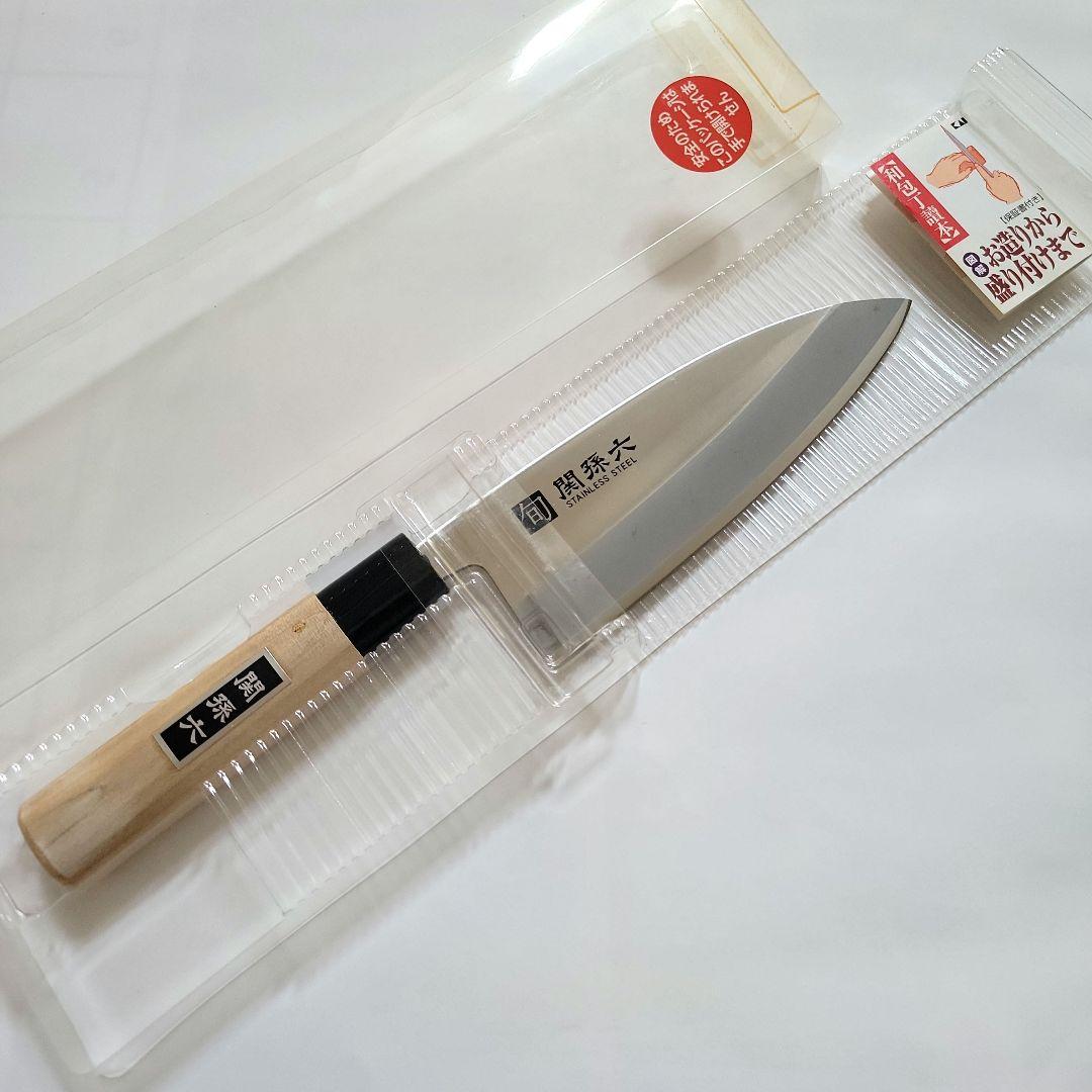 包丁6本セット 木製ハンドル 旬 関孫六 和包丁 ステンレススチール 木製ハンドル - メルカリ