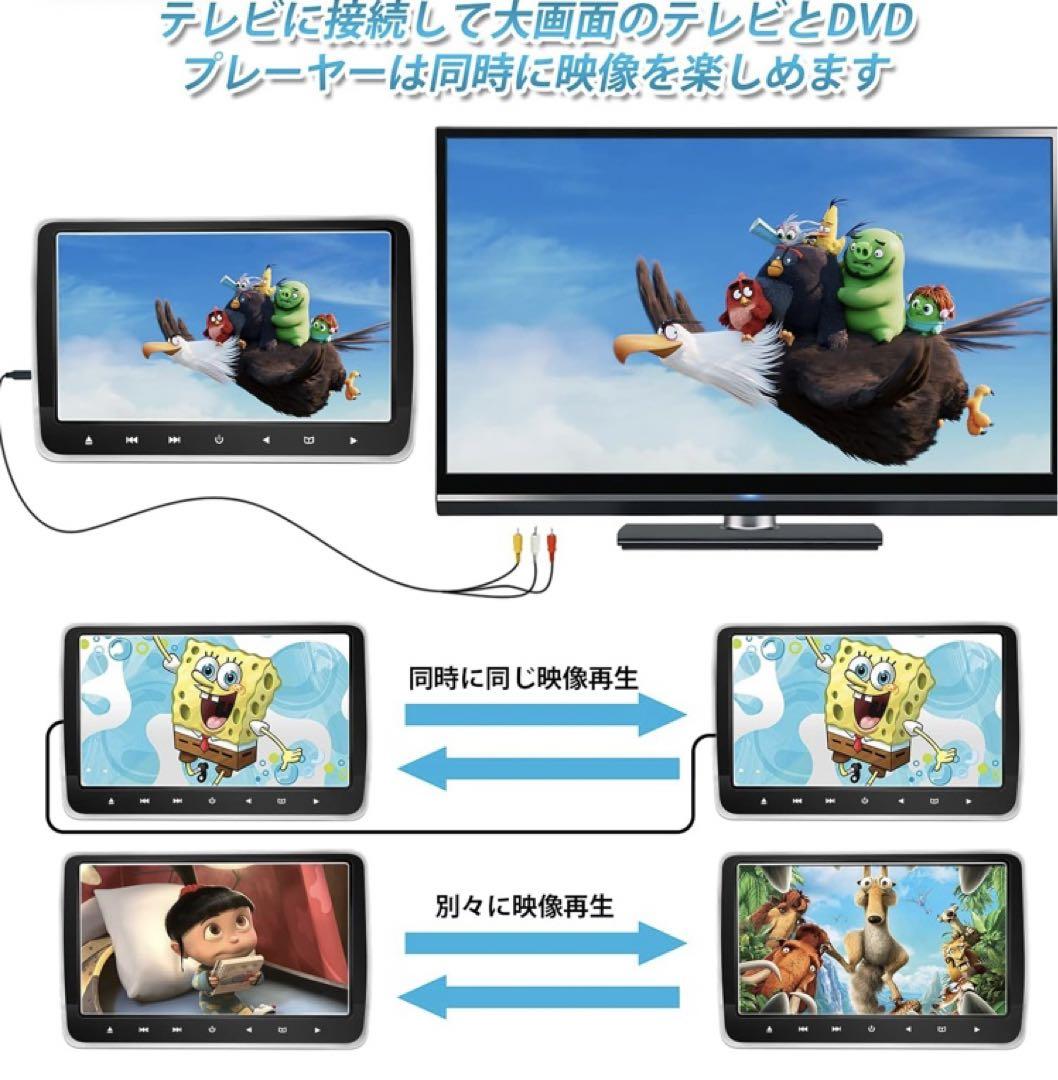 ヘッドレストモニター10.1インチ大画面モニター HDMI対応