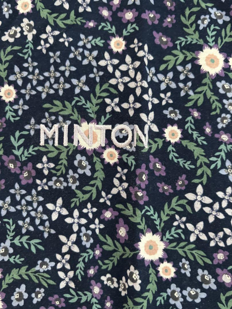 MINTON ミントン 花柄パジャマ 半袖 M ネイビー - メルカリ