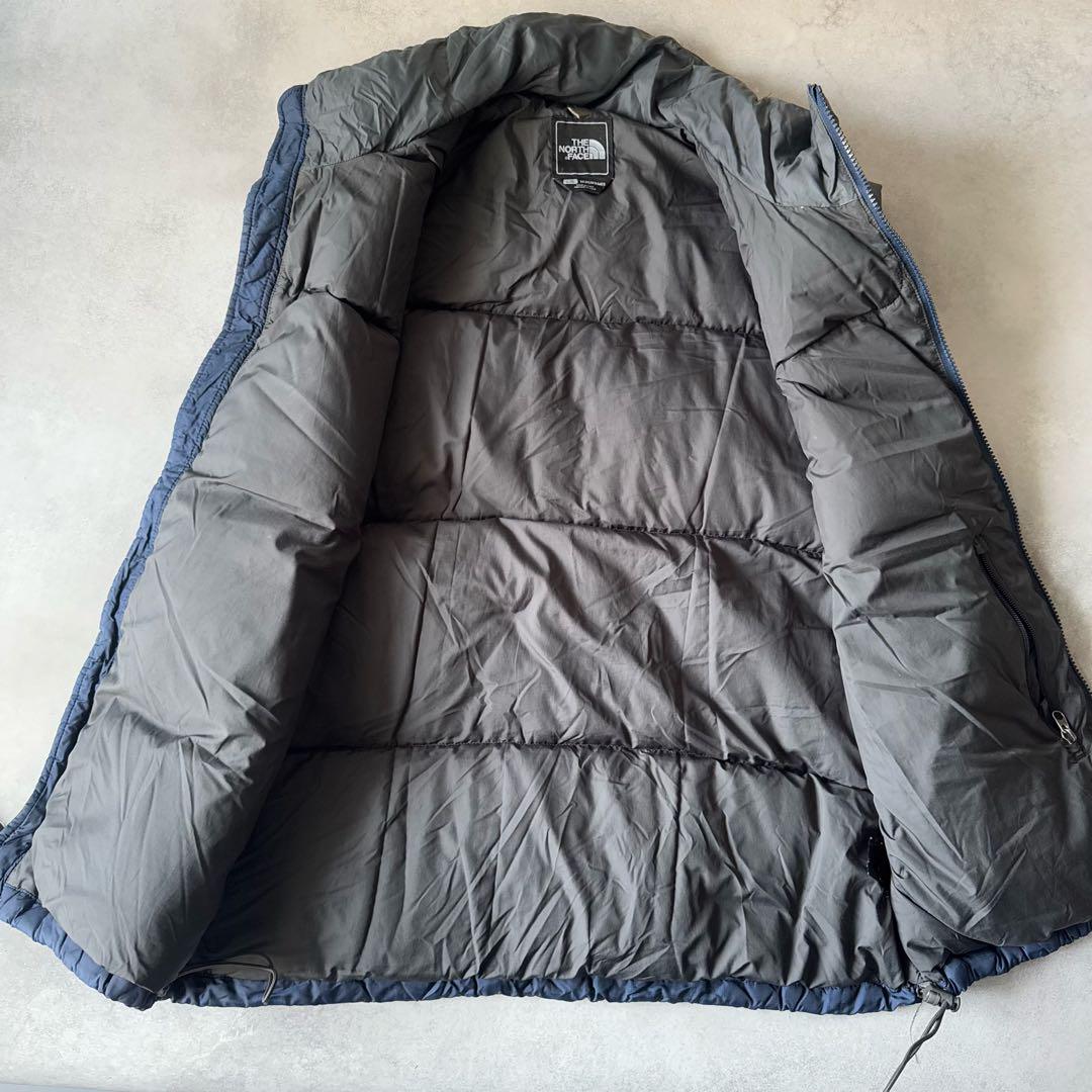 THE NORTH FACE ダウンベスト Lサイズ 古着 ネイビー
