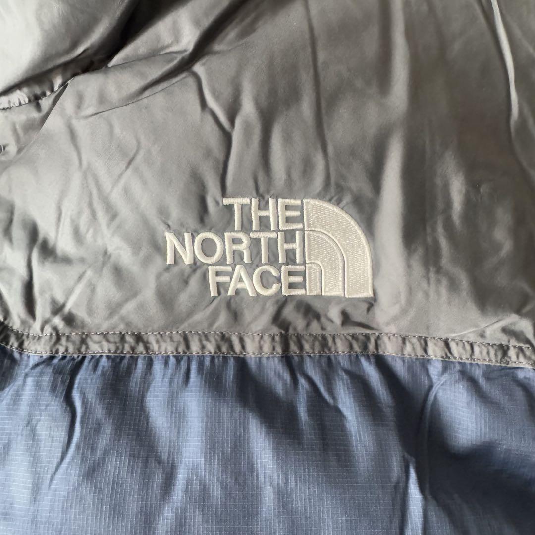 THE NORTH FACE ダウンベスト Lサイズ 古着 ネイビー