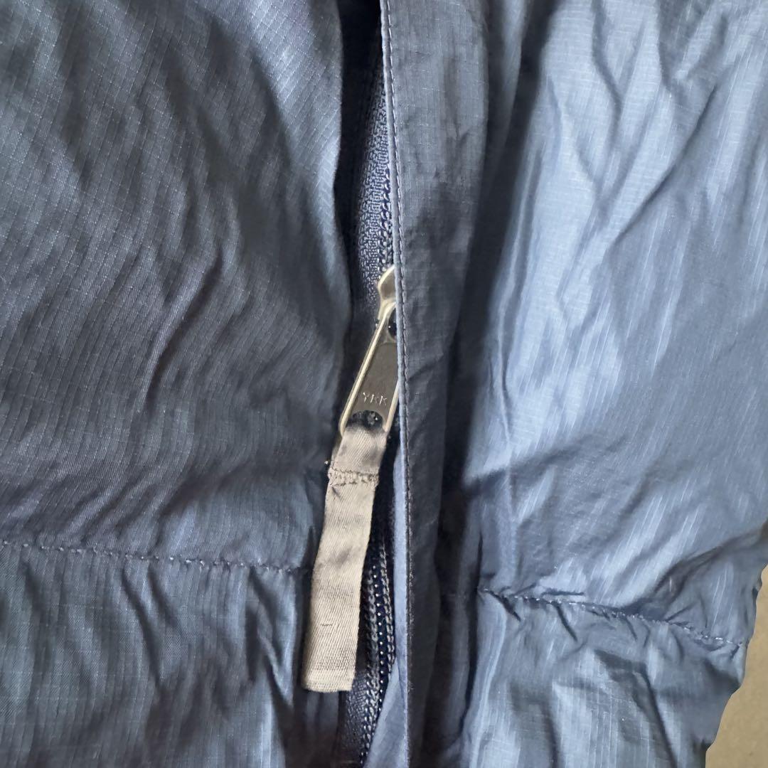 THE NORTH FACE ダウンベスト Lサイズ 古着 ネイビー