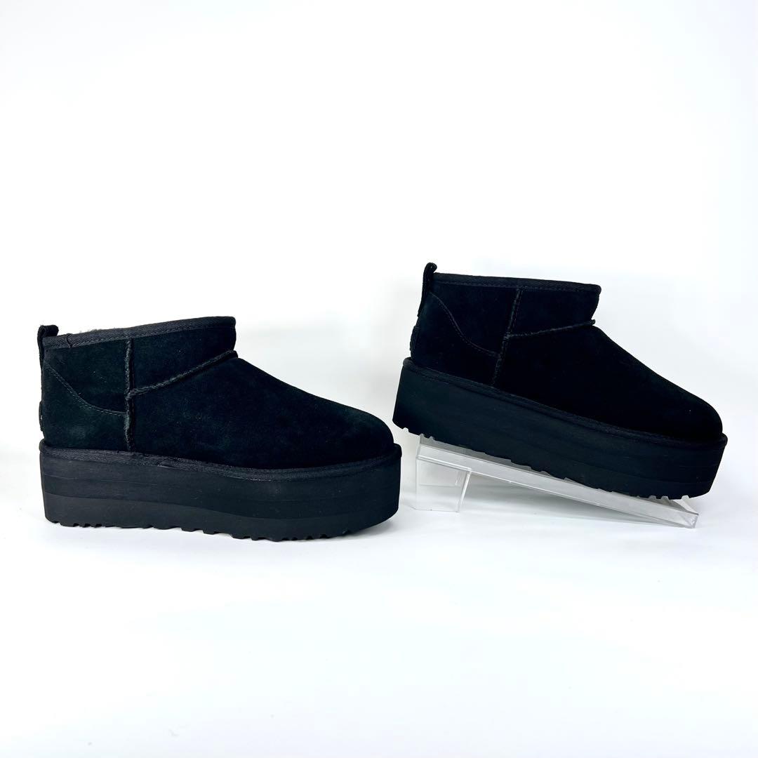 【新品未使用】UGG ULTRA MINI PLATFORM ブーツ 黒24.0 【新品未使用】UGG ULTRA MINI PLATFORM ブーツ 黒24.0