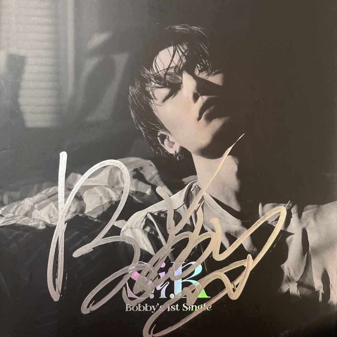 Bobby サイン入り 1st Single SiR アルバム　iKON