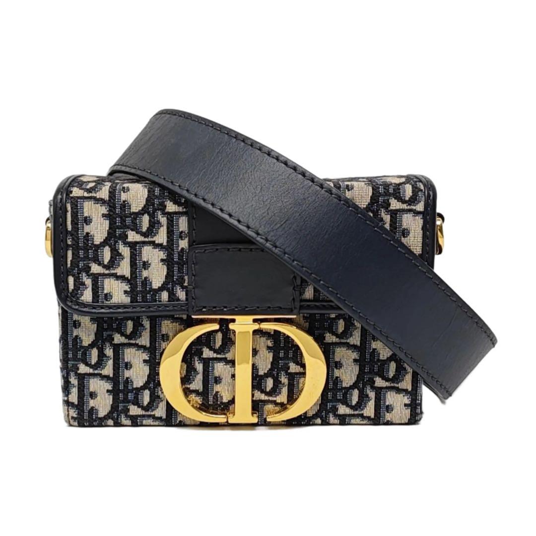 Dior モンテーニュ 30 ショルダーバッグ ジャガード ゴールド金具Christian Dior