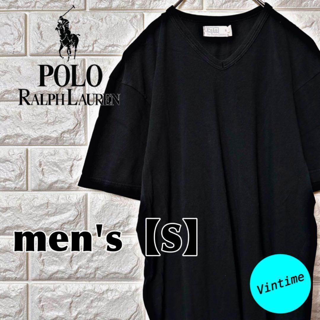 AH93【Polo by Ralph Lauren】刺繍ロゴTシャツ【メンズS】