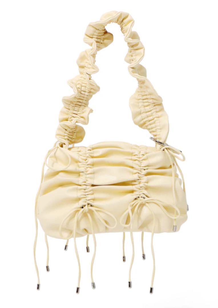 poppy-Gather ribbon bag (yellow)