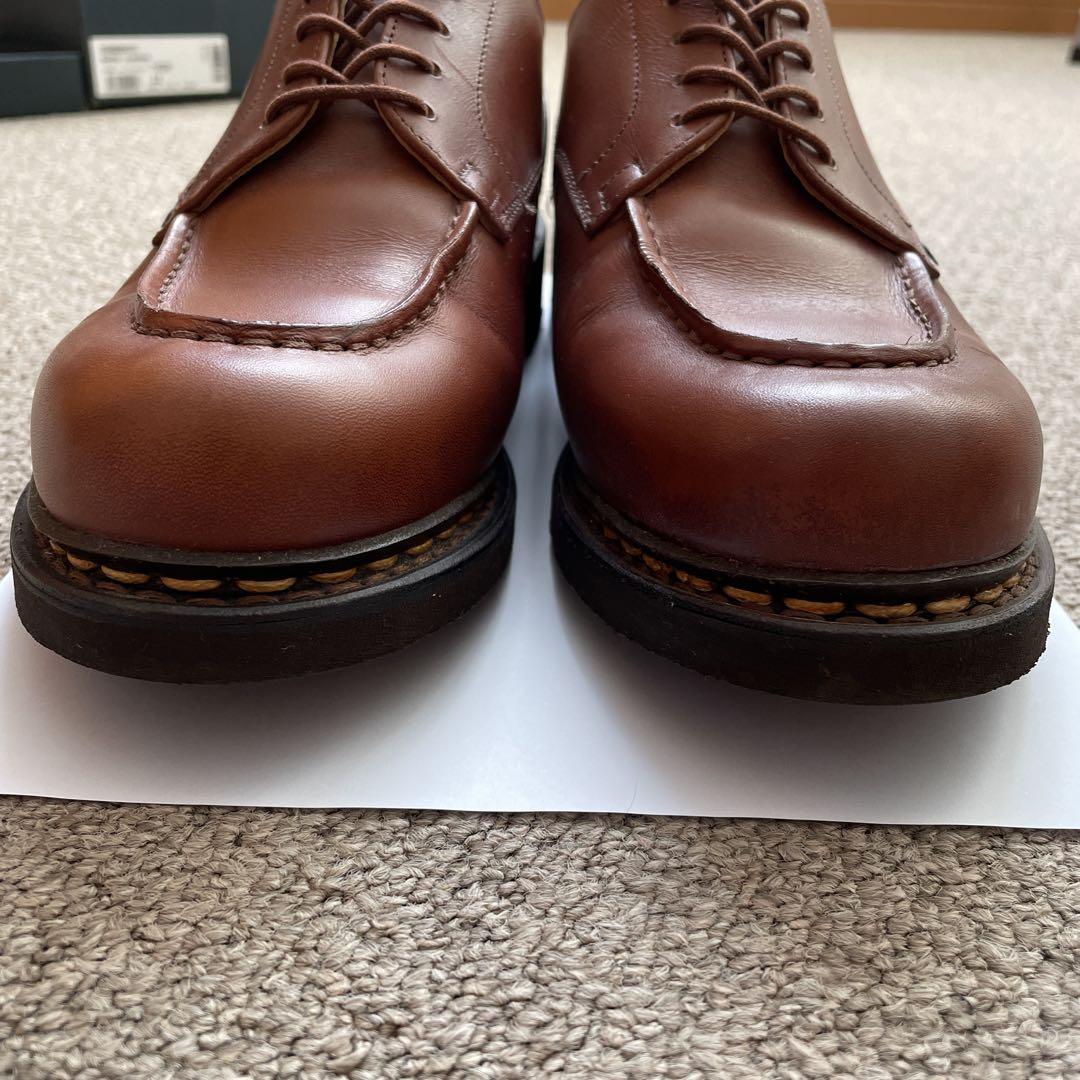 Paraboot CHAMBORD Uチップ ６.5　茶　箱付き