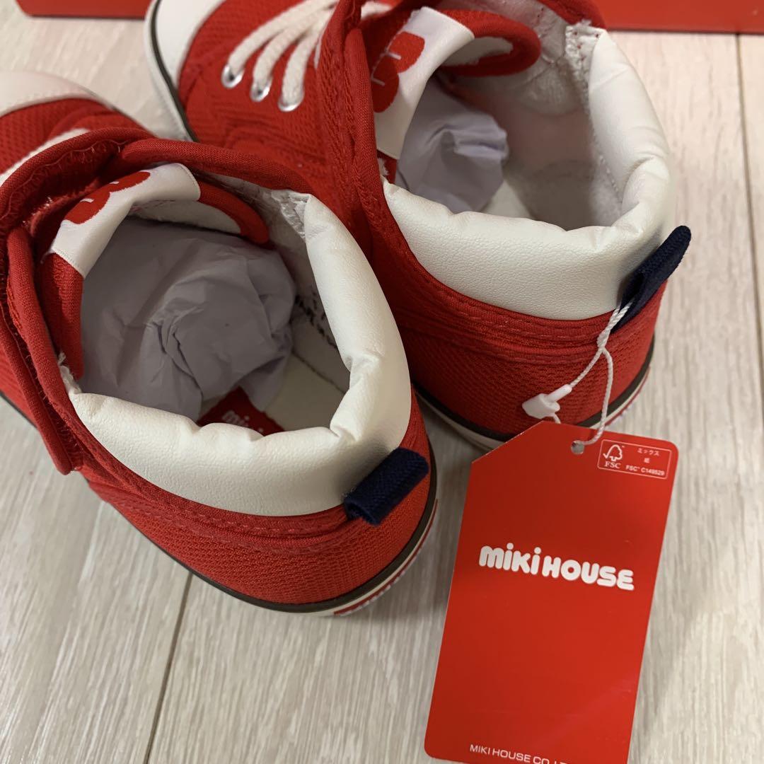 ☆新品☆MIKIHOUSE スニーカー キッズ 18cm 赤