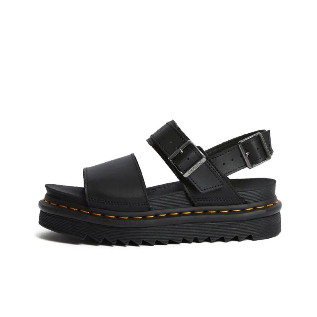 特価値 Dr.Martens Voss ブラックサンダル 27cm - メルカリ