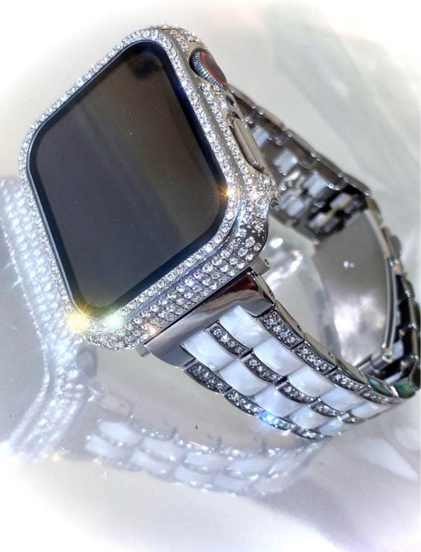 D88 アップルウォッチカバーケースApple Watchステンレスバンドベルト