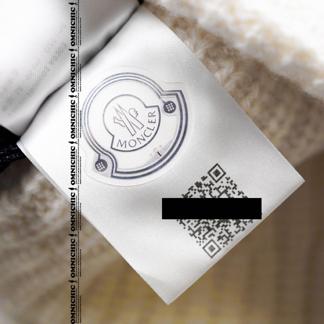 ◾️安心の国内正規MONCLER モンクレールフラグメントロゴリブニットキャップ