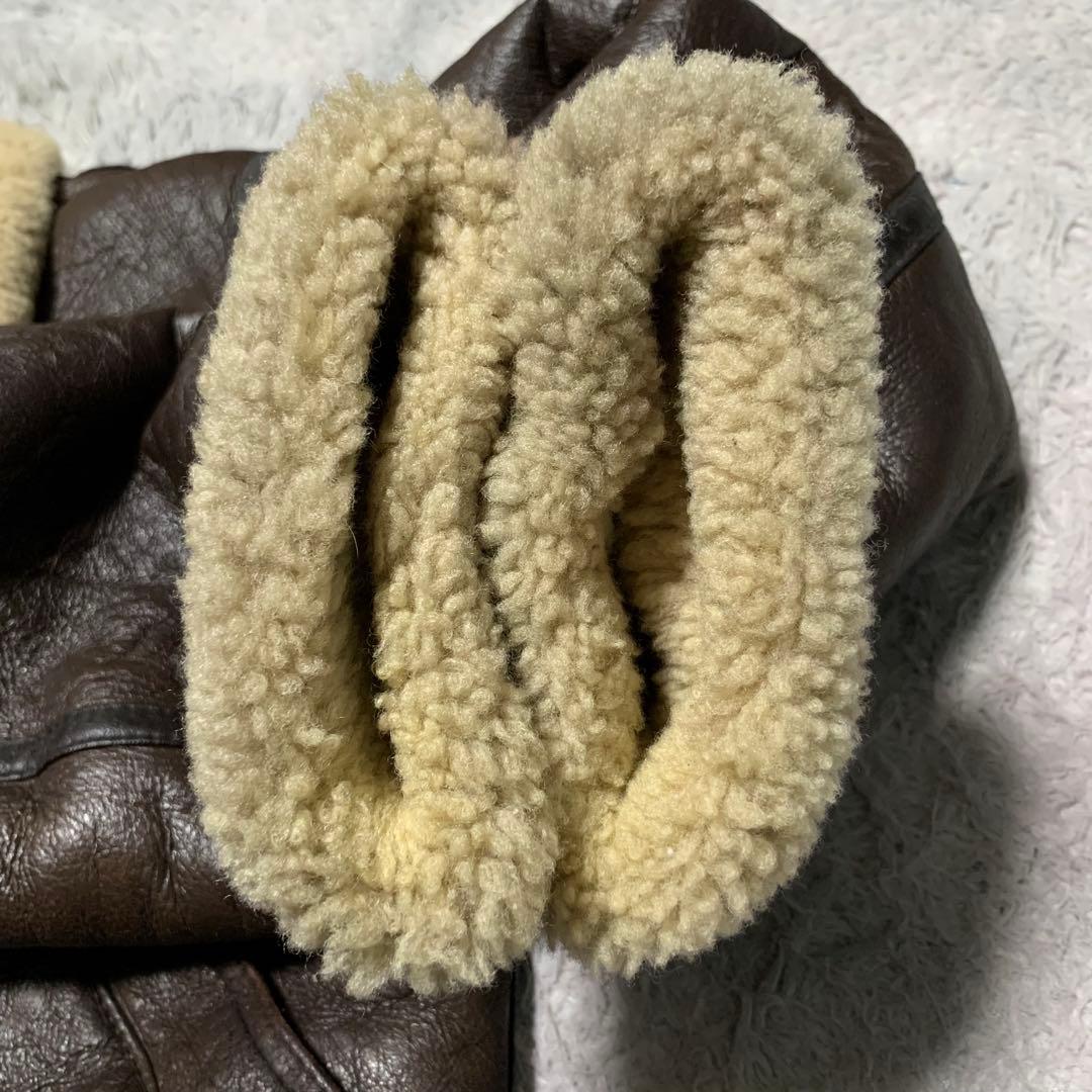 美品 DON-STRONG ムートンジャケット フライトジャケット B-3 美品 DON-STRONG ムートンジャケット フライトジャケット B-3