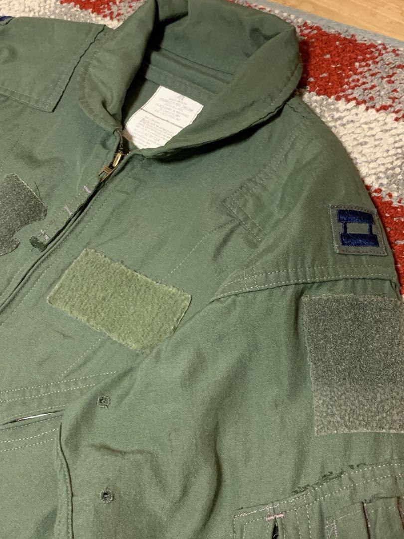 米軍実物　放出品　CWU-27/P サイズ　40 大尉階級章付　ノーメックス