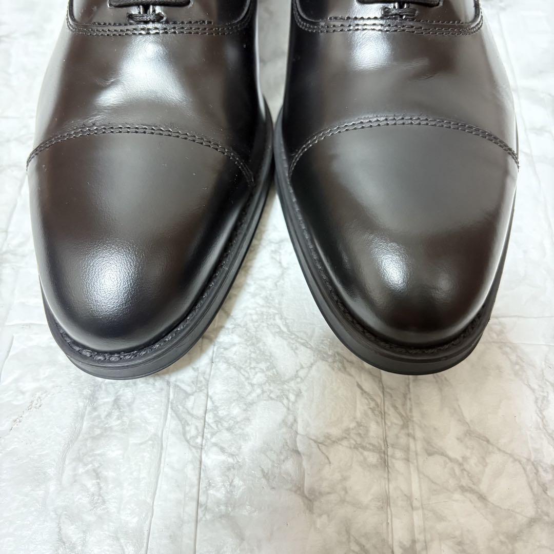 【極美品】ジャンカルロモレリ ストレートチップ 革靴 黒 26.5-27㎝