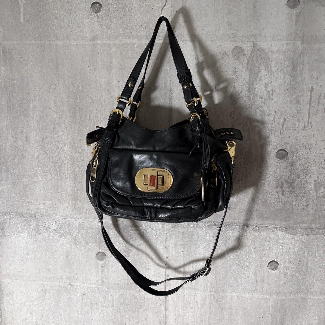 00's gimmick grunge y2k 平成 レザー ハンドバッグ 00s archive one shoulderbag grunge y2k