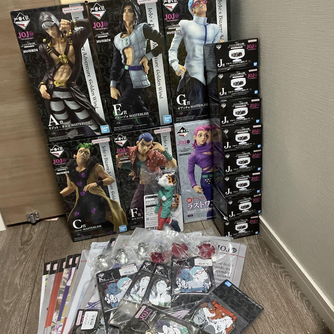 ジョジョの奇妙な冒険 一番くじ HITMAN TEAM フィギュア 6体セット ジョジョの奇妙な冒険 一番くじ HITMAN TEAM フィギュア 6体