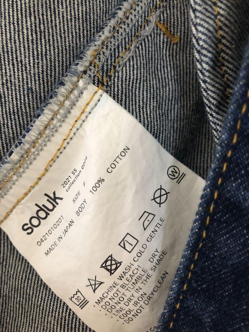 soduk wave denim jacket スドーク デニムベスト