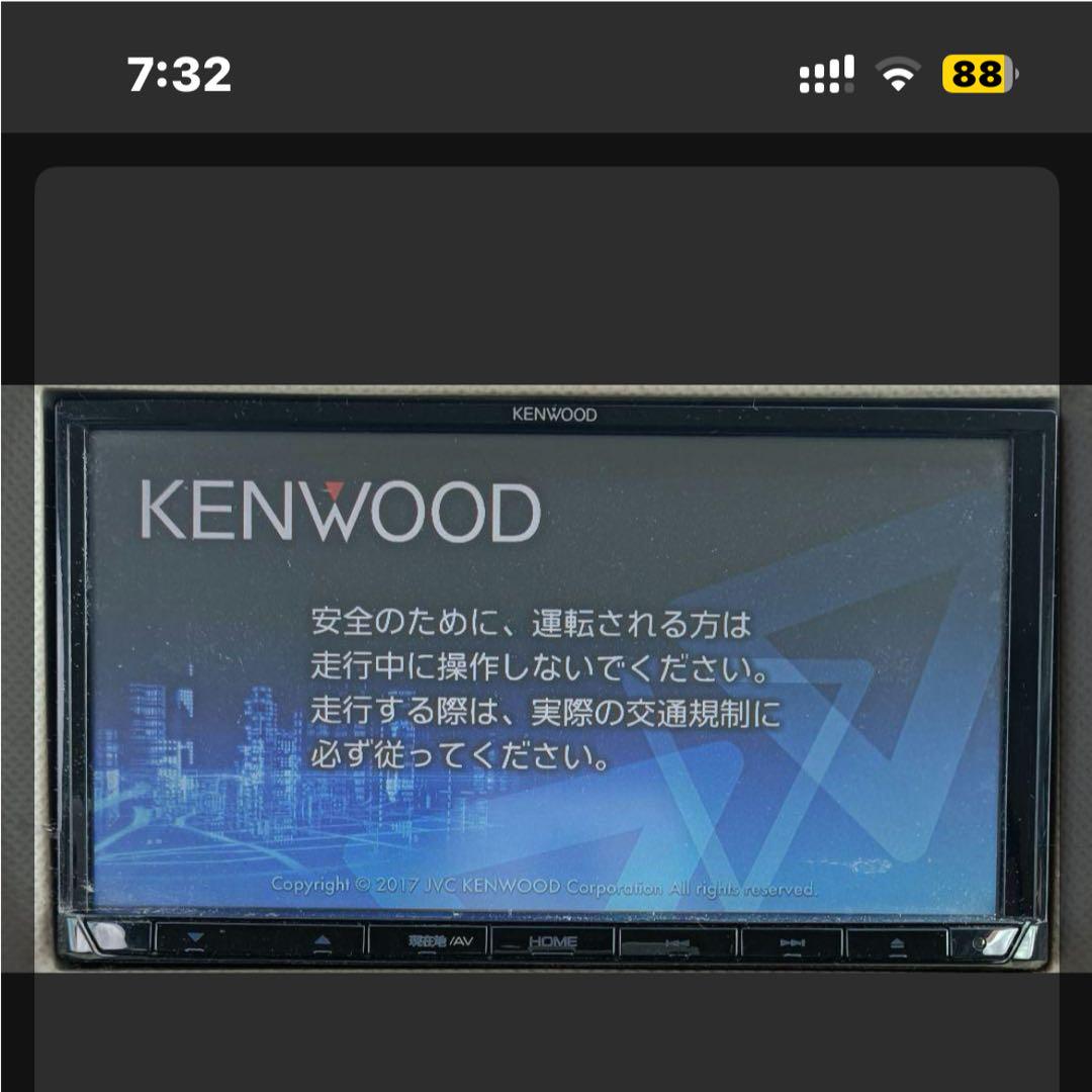 正常動作品 KENWOOD MDV-D304 メモリーナビ