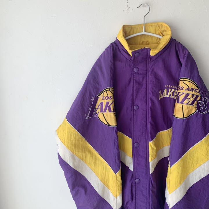 【STARTER】Lakers 刺繍 ナイロンジャケット
