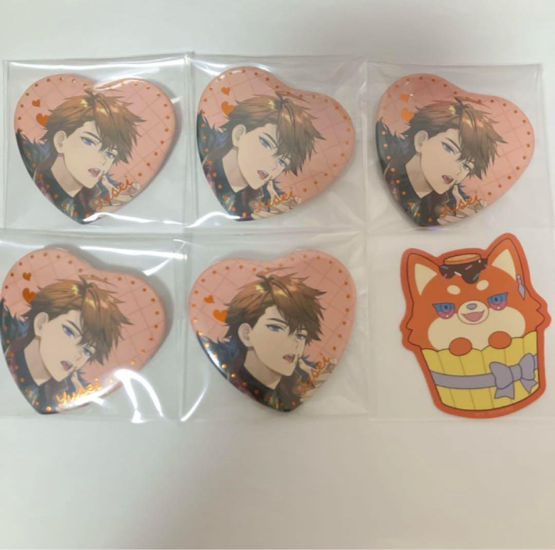 赤城ウェン にじさんじ Melty Valentine ハート缶バッジ 10点