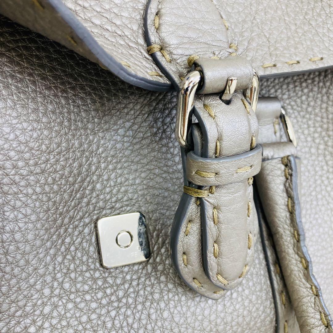 美品 FENDI フェンディ セレリア ミニリンダ ハンドバッグ 8BR486 画像12
