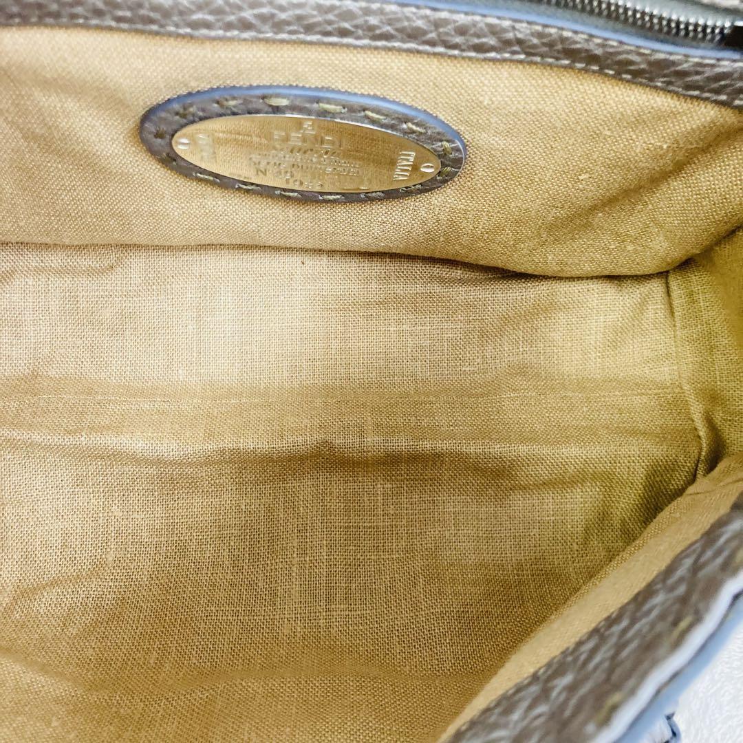 美品 FENDI フェンディ セレリア ミニリンダ ハンドバッグ 8BR486 画像16