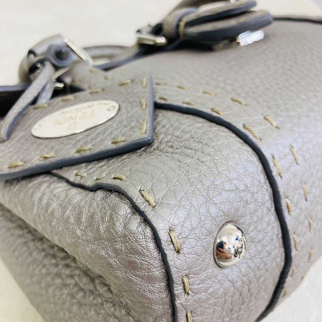 美品 FENDI フェンディ セレリア ミニリンダ ハンドバッグ 8BR486 画像7