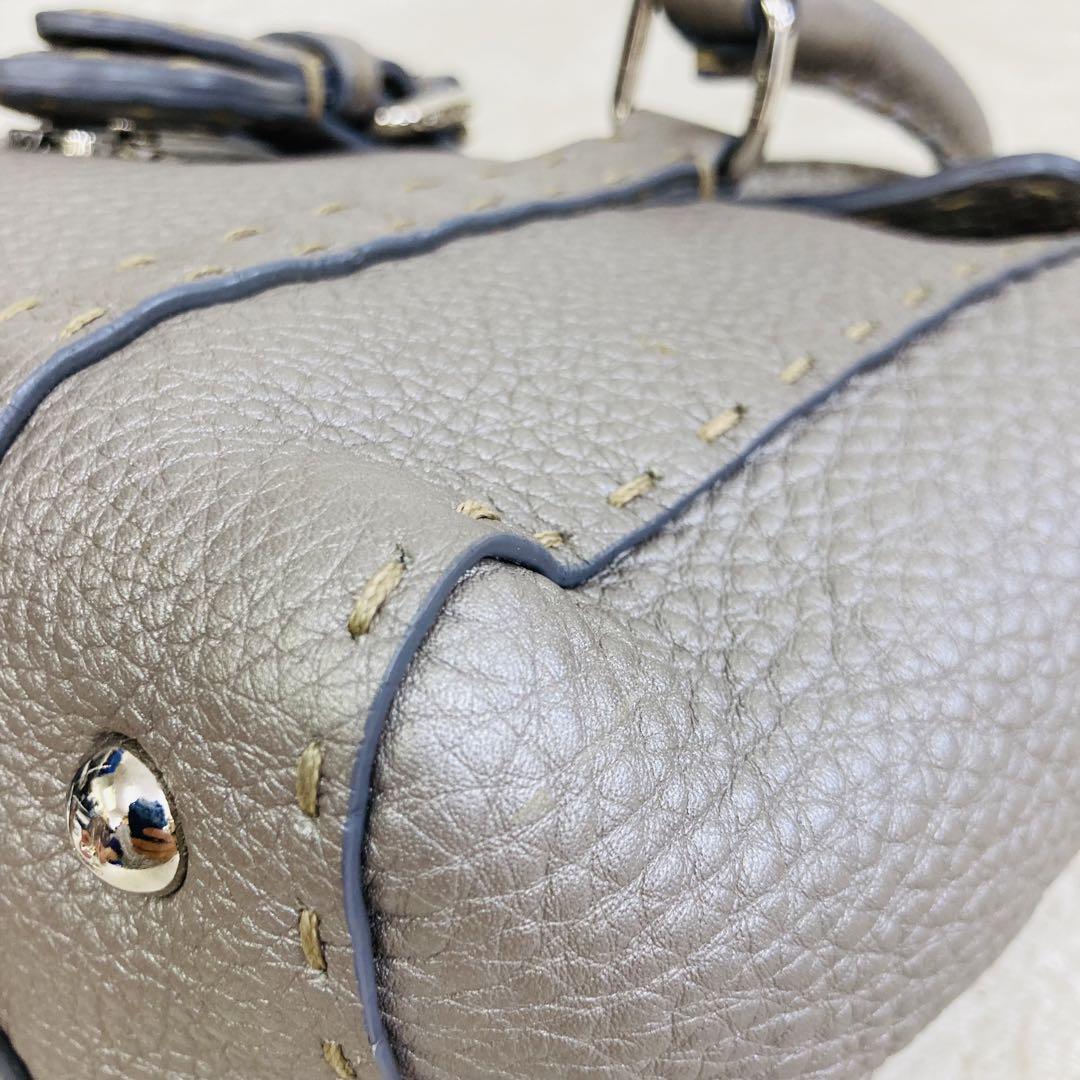 美品 FENDI フェンディ セレリア ミニリンダ ハンドバッグ 8BR486 画像8