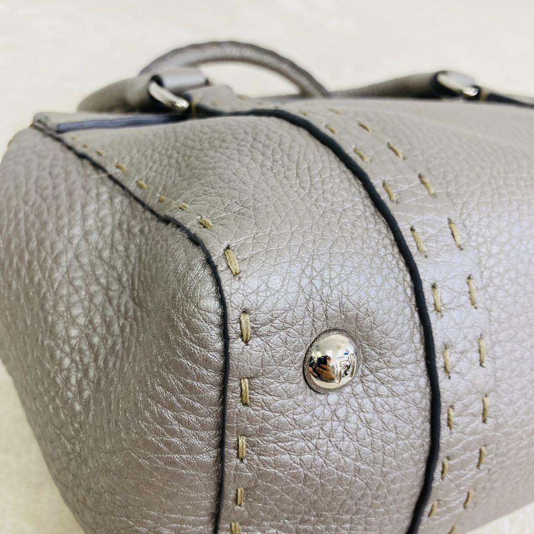 美品 FENDI フェンディ セレリア ミニリンダ ハンドバッグ 8BR486 画像9