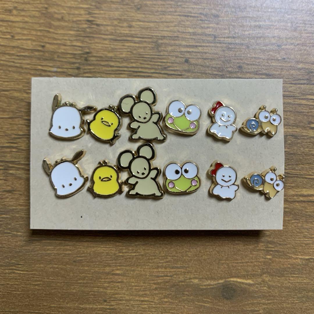 サンリオ ポチャッコ けろけろけろっぴ ディズニー 101匹わんちゃん ピアス