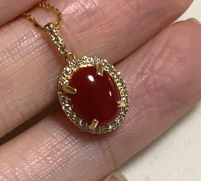 おまけ付】 ネックレス アカ紅珊瑚、スーパー牛血紅 18k ネックレス 選べるサイズ展開 ネックレス 18k アカ紅珊瑚、スーパー牛血紅 ネックレス