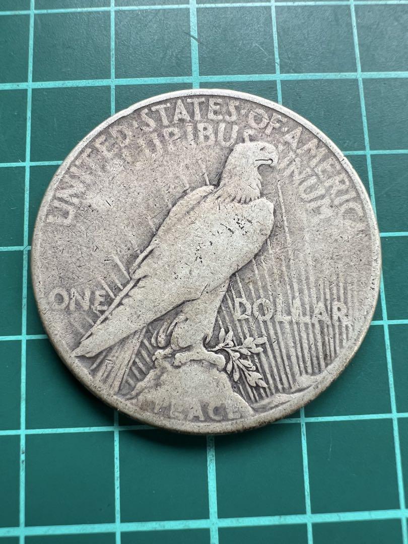 外国銀貨　ピースダラー　1934年