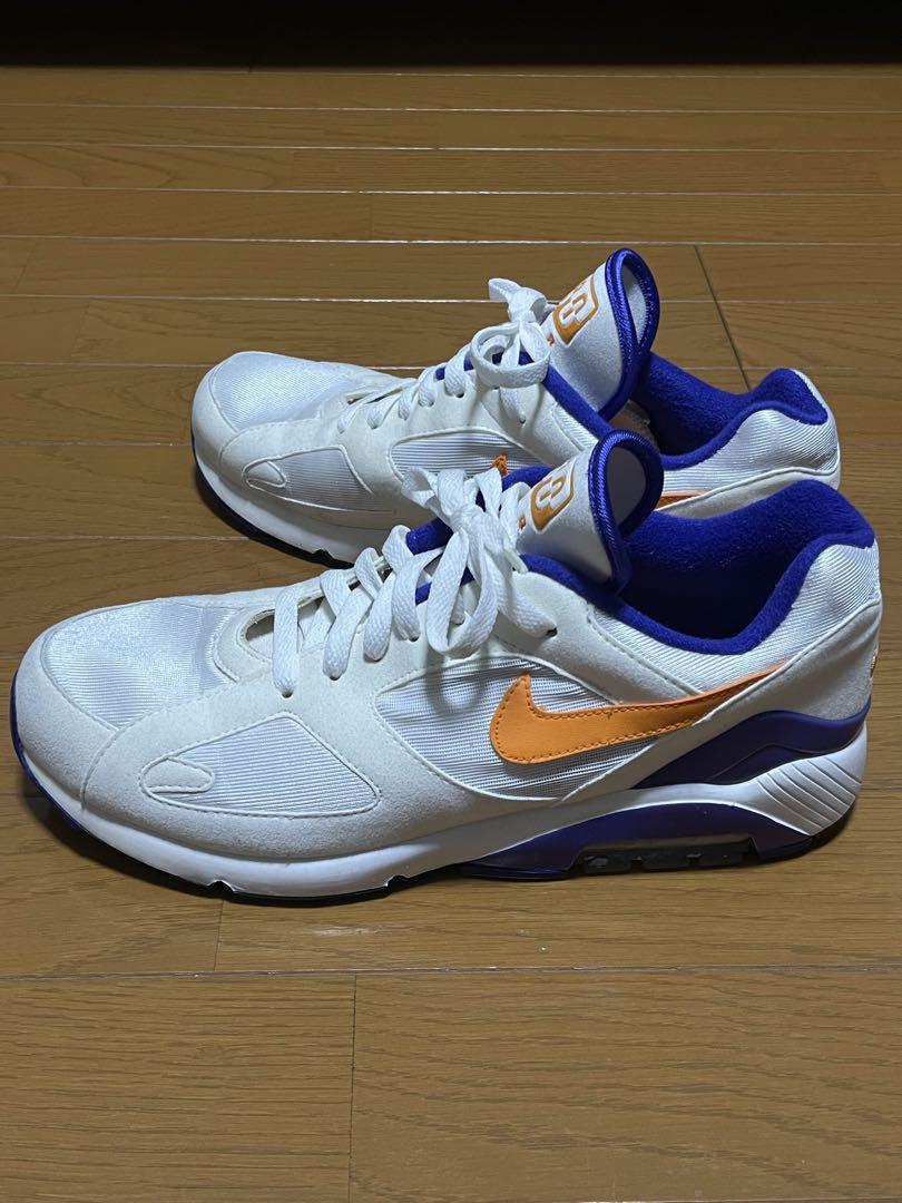 【値下げ】NIKE AIRMAX180 ホワイト/オレンジ/パープル