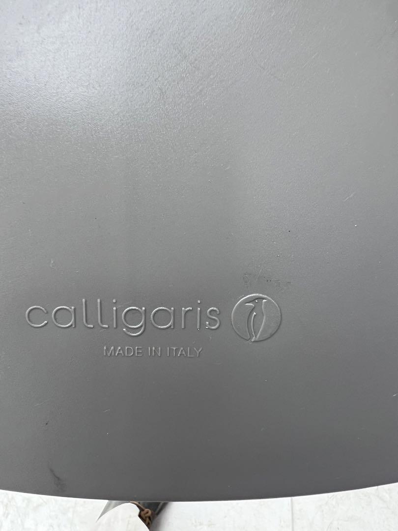 4脚 Calligaris カリガリス バジルチェアー グレー ITALY