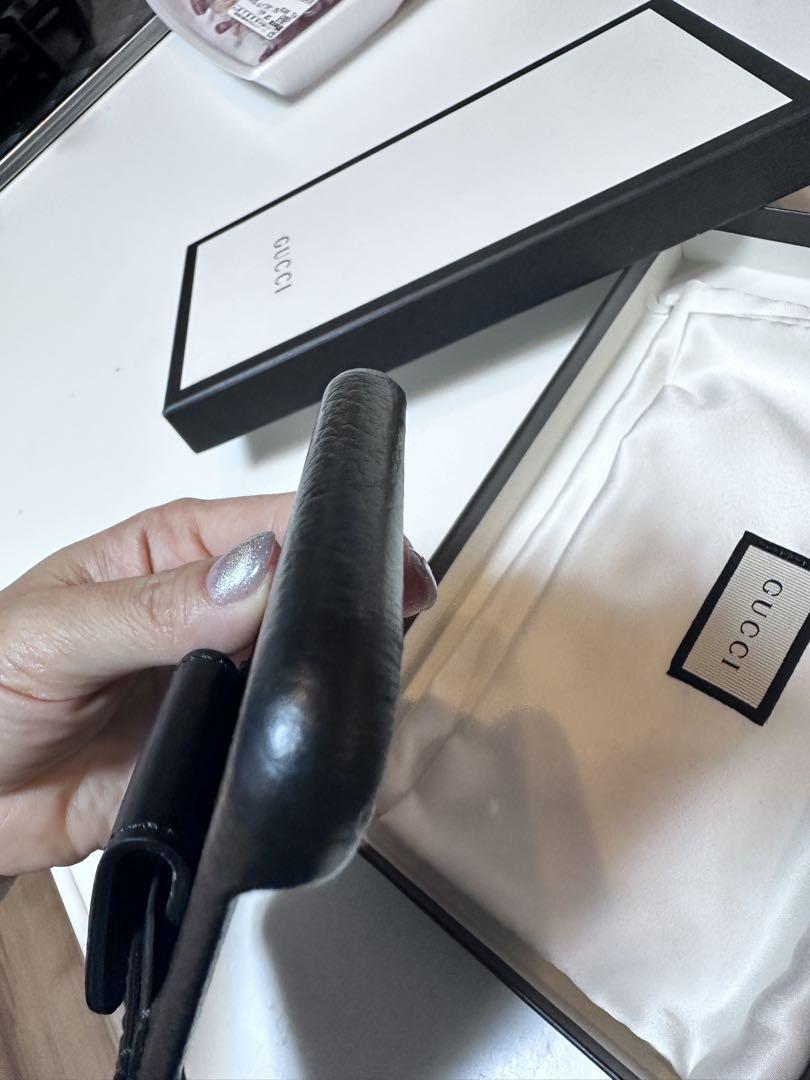 GUCCI】グッチ レザー GGマーモント iPhoneXSMaxケース - メルカリ