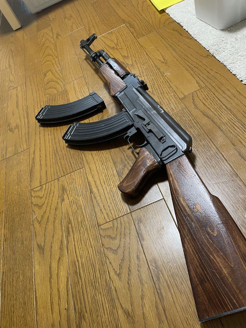 東京マルイ ak47 リアルウッド 電子トリガー搭載 メタルフレーム