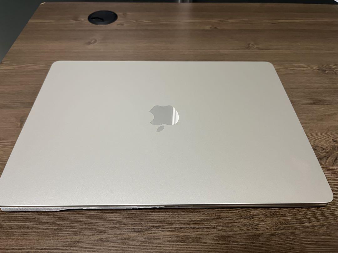 限定アウトレットセール：通販 air 特価MacBook 2024 スターライト付属品完備 M3 15inch MacBook本体