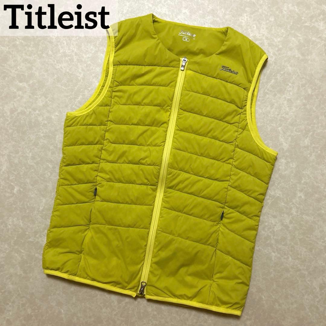 タイトリスト★撥水★中綿★ストレッチ★ダブルジップベスト【メンズ サイズM】