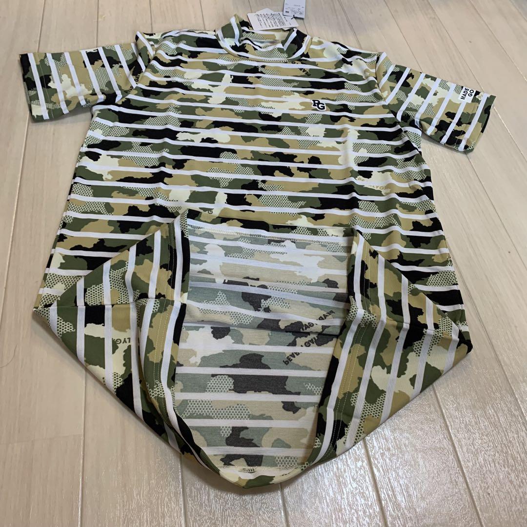 新品■17,600円【パーリーゲイツ】メンズ　半袖ハイネック　ウェア 4/M