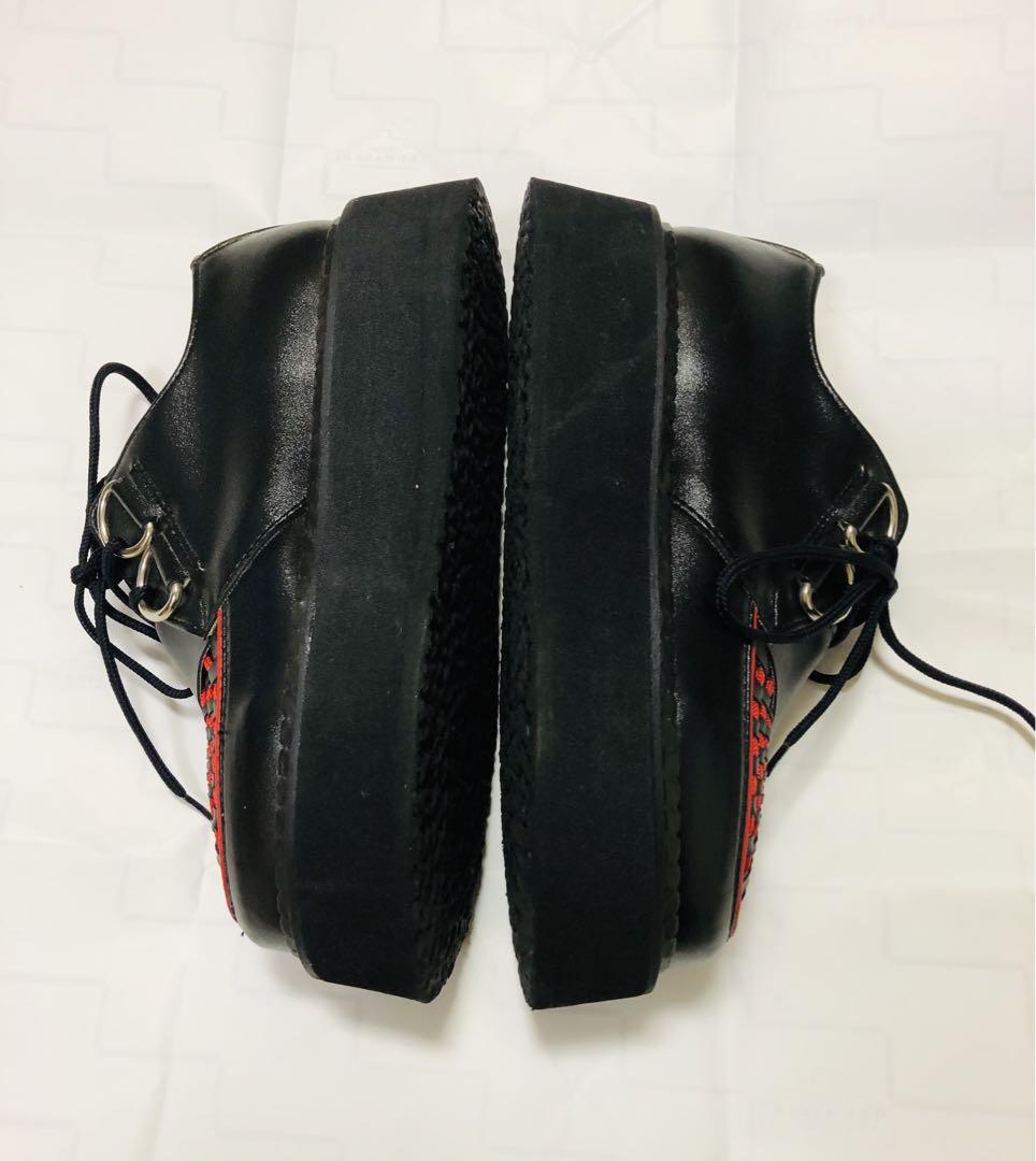 【レディース・used】ロックシューズ　ラバーソール　厚底シューズ