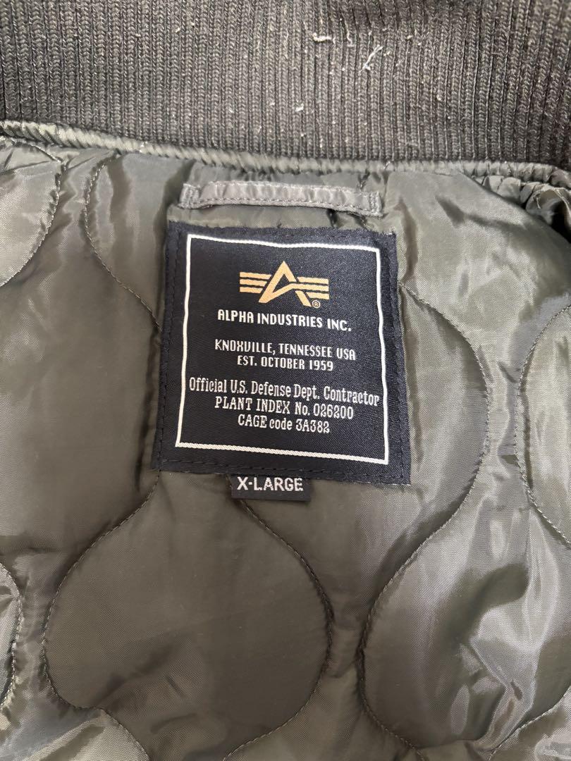 値下げ！ALPHA INDUSTRIES MA-1 フライトジャケット XL