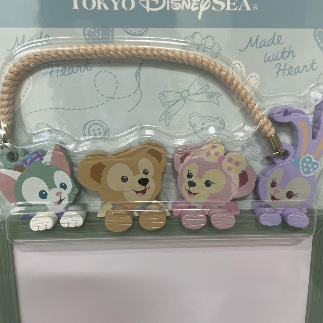 ディズニーシー　ダッフィーアンドフレンズ　ワッペンセット　ホワイトボード ディズニーシー ダッフィーアンドフレンズ ホワイトボード 新品